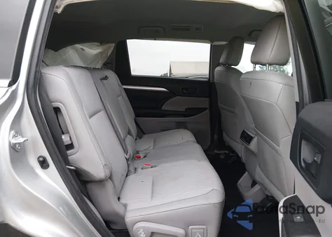 2017 Toyota Highlander Le Plus from USA, damaged, VIN 5TDZZRFH6HS215938